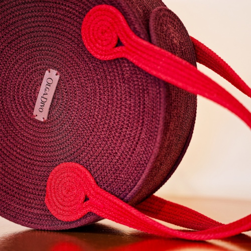 Сумка таблетка Гранат-рубин