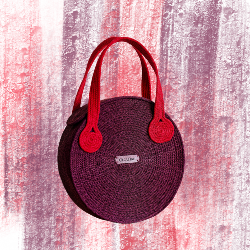 Сумка таблетка Гранат-рубин