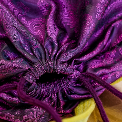 Сумка-тоут "Слива и шартрез"