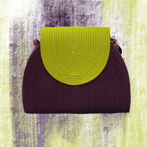 Кросс-боди "Слива-шартрез"